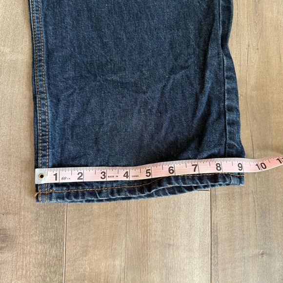 Old Navy Straight Jeans Mens 44 x 30 Dark Wash Denim Built-In Tough - Picture 7 of 8